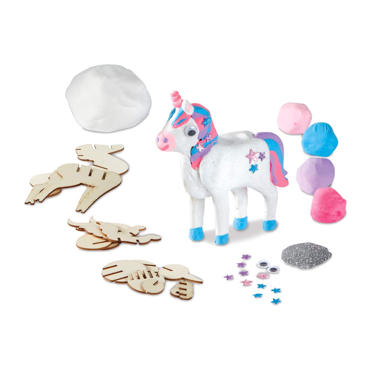 12 Pack: Unicorn 3D Clay Kit by Creatology&#x2122;